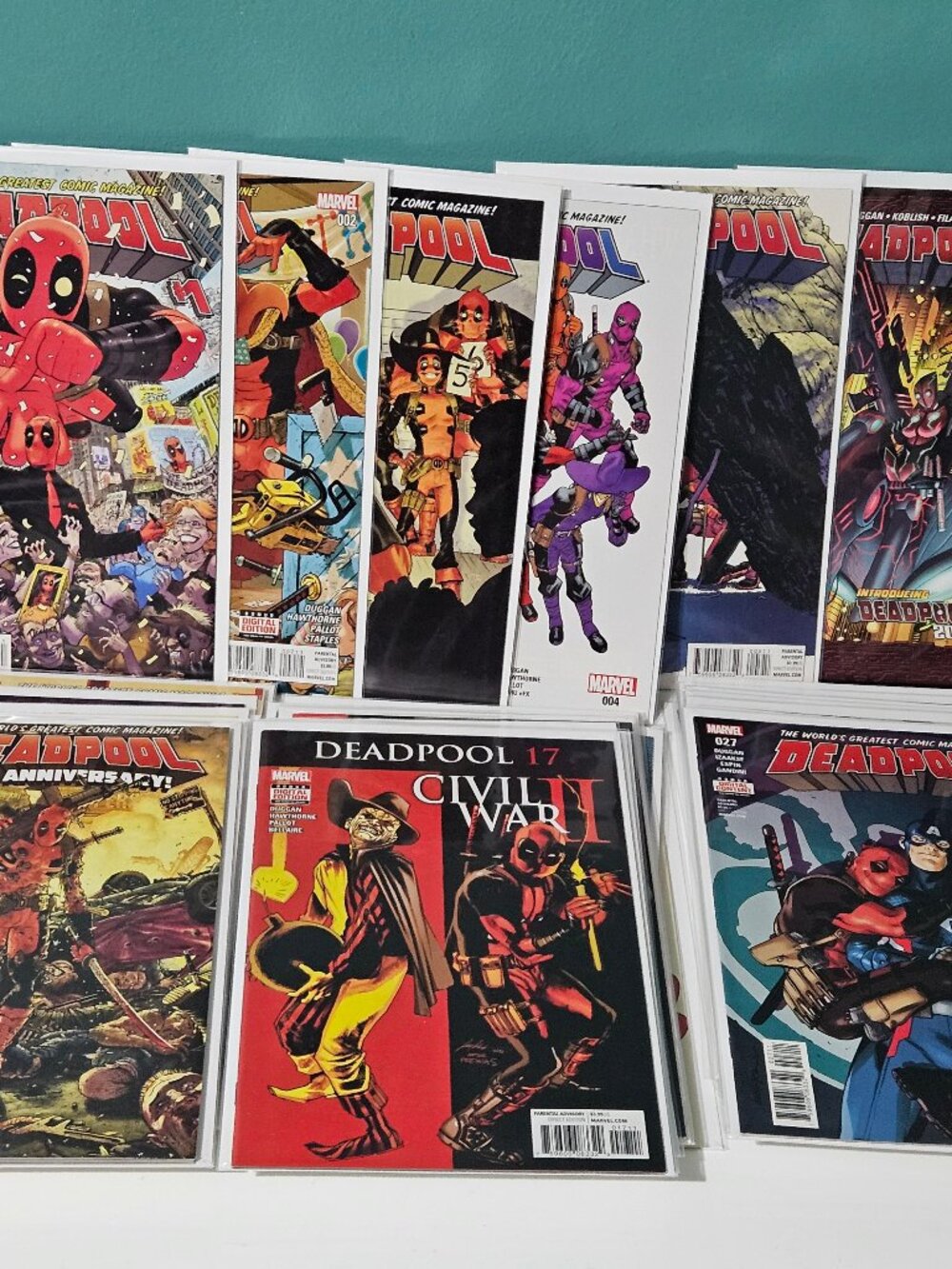 Deadpool (Marvel Comics 2015-2017) Lot of 36 Issues #1-29, 31-36, Ann 1
